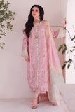 Qalamkar Luxury Pink 3-Piece Festive Suit
