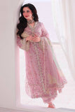Qalamkar Luxury Pink 3-Piece Festive Suit