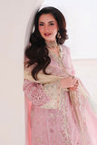 Qalamkar Luxury Pink 3-Piece Festive Suit