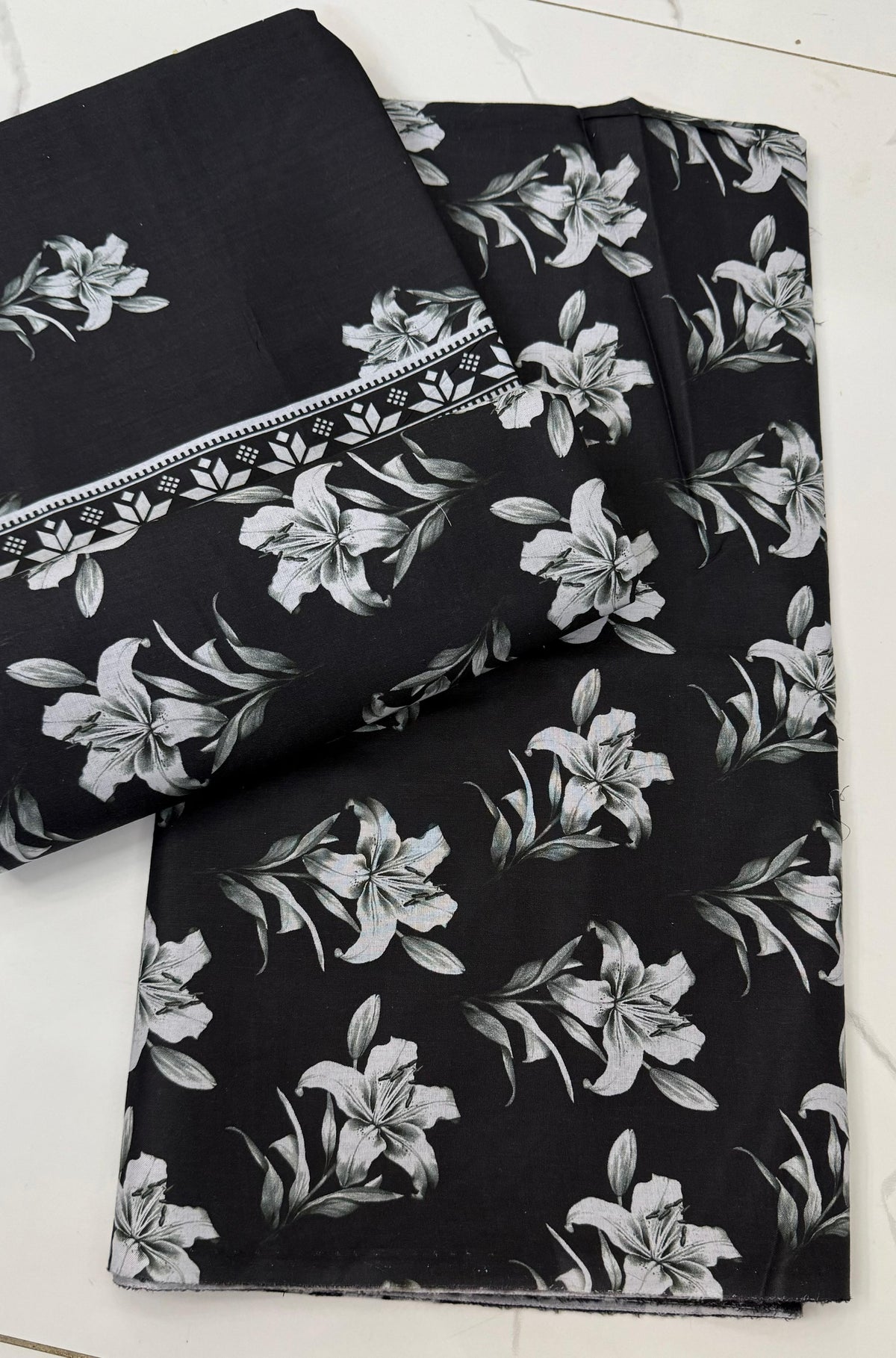 Unstitched Casual Wear All Over 3 Piece Collection