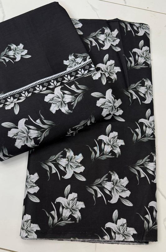 Unstitched Casual Wear All Over 3 Piece Collection