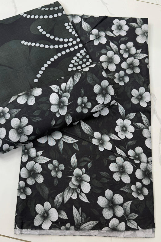 Unstitched Casual Wear All Over 3 Piece Collection