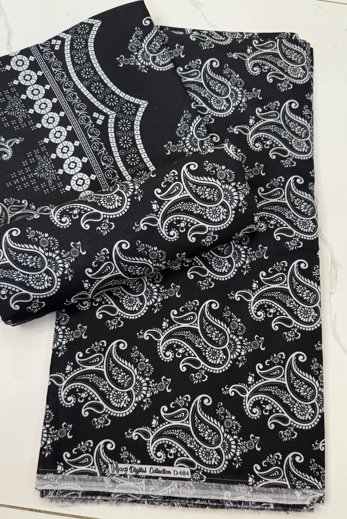 Unstitched Casual Wear All Over 3 Piece Collection