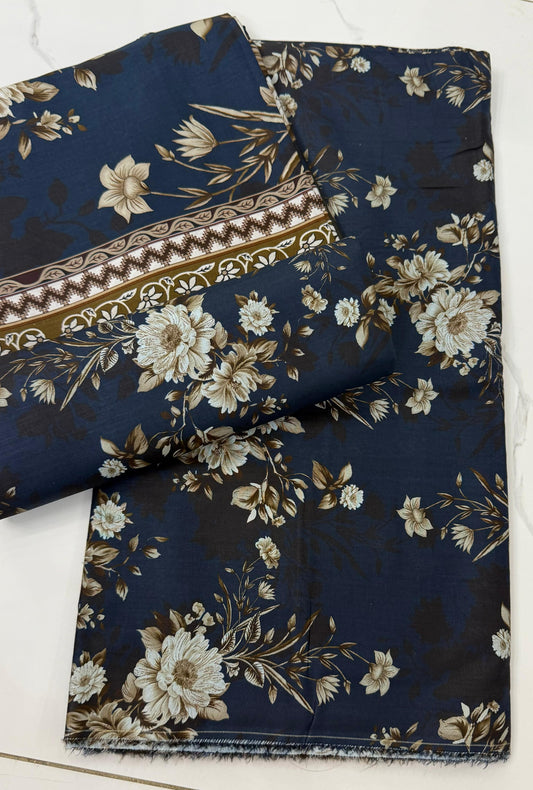 Unstitched Casual Wear All Over 3 Piece Collection