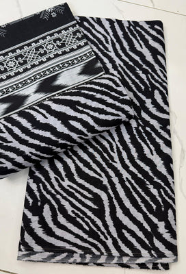 Unstitched Casual Wear All Over 3 Piece Collection