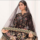 Baroque Black Heavy Embroidered Lawn 3 Piece Suit