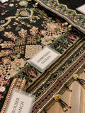 Baroque Black Heavy Embroidered Lawn 3 Piece Suit