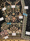 Baroque Black Heavy Embroidered Lawn 3 Piece Suit