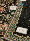 Baroque Black Heavy Embroidered Lawn 3 Piece Suit