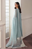 Baroque Sky Blue Embroidered Lawn 3 Piece Suit