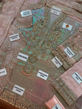 Maria.B Baby Pink Embroidered Lawn 3 Piece Suit