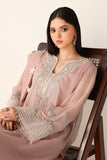 Baroque Pink Luxury Chiffon 3 Piece Suit