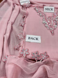 Baroque Pink Luxury Chiffon 3 Piece Suit