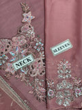 Iznik Pink Exclusive Chiffon 3 Piece Suit