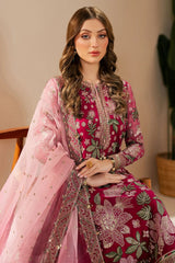 Jazmin Luxury Embroidered Chiffon 3 Piece Suit