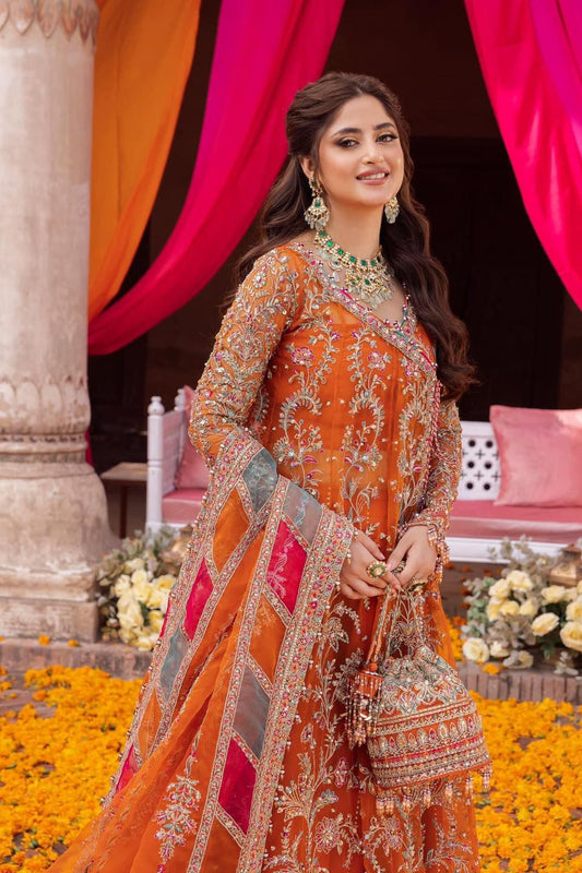 Kanwal Malik Luxury Embroidered 3 Piece Suit