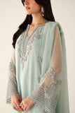 Charizma Mint Green Luxury Embroidered Lawn 3 Piece Suit