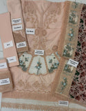 Crimson Luxury Unstitched Chikankari Embroidered 3-Piece Suit