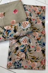 Floral Unstitched Casual Wear All Over 3 Piece Collection
