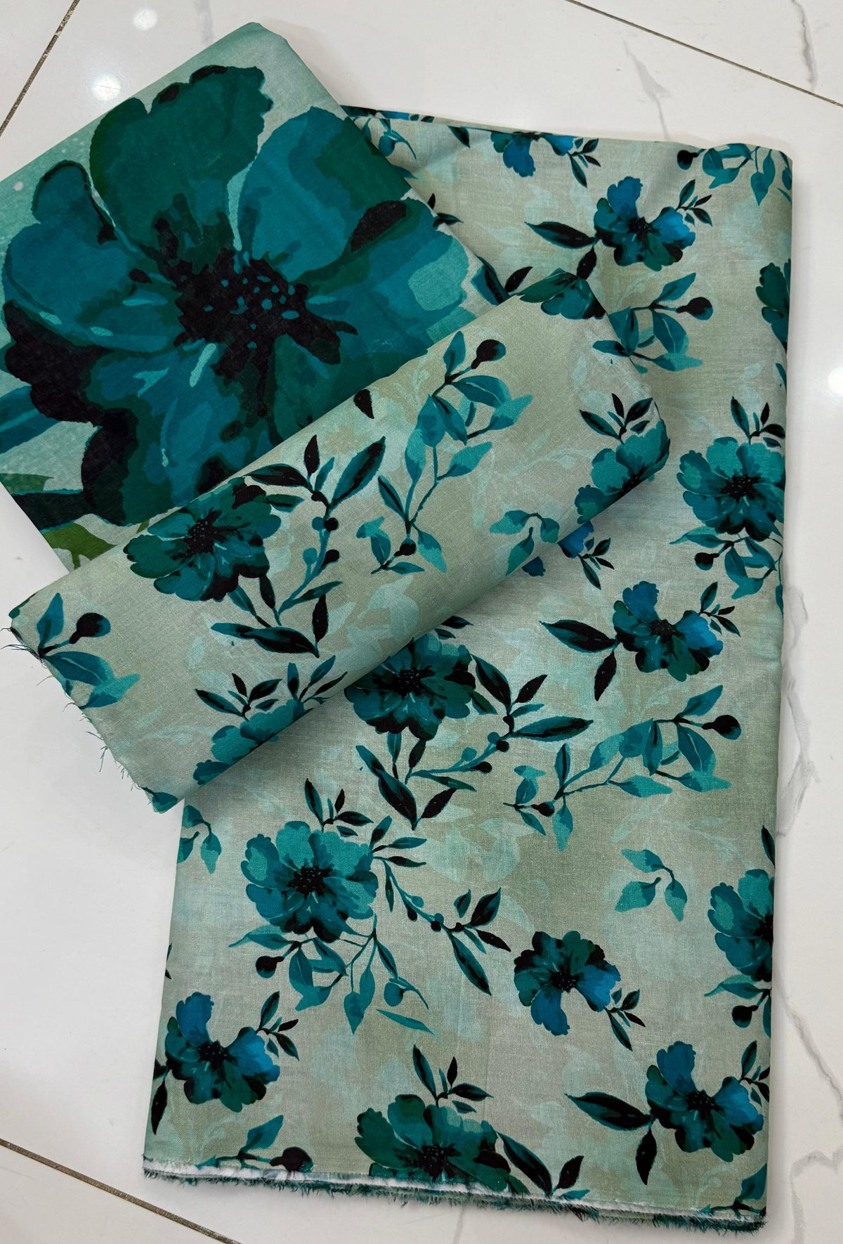 Floral Unstitched Casual Wear All Over 3 Piece Collection