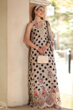 Noor By Sadia Polka Dots Luxury Embroidered 3 piece suit
