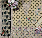 Noor By Sadia Polka Dots Luxury Embroidered 3 piece suit