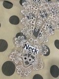 Noor By Sadia Polka Dots Luxury Embroidered 3 piece suit