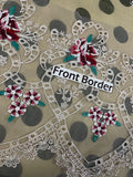 Noor By Sadia Polka Dots Luxury Embroidered 3 piece suit