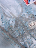 Maria B Heavy Embroidered Net & Silk 3 Piece Suit
