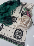 Zainab Chottani Unstiched Digital Printed Silk 3 piece Suit