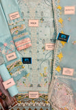 Qalamkar Unstitched 3 Piece Cotton Suit
