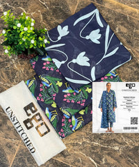 Unstitched Printed Lawn 3 Piece EDEN