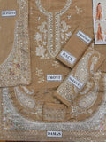 Ethnc Raw Silk Embroidered 3 Piece Suit