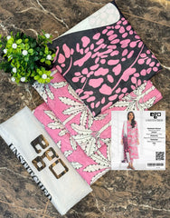 Unstitched Printed Lawn 3 Piece PALMS