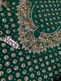 Haris Shakeel Shadow Green Heavily Embellished 3 Piece Suit