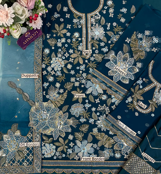 Jazmin Chiffon Embroidered Collection