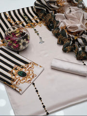 Silk Unstiched Co-Ords Set Tye & Dye Silk