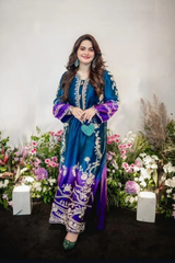 Silk Unstiched Co-Ords Set Tye & Dye Silk
