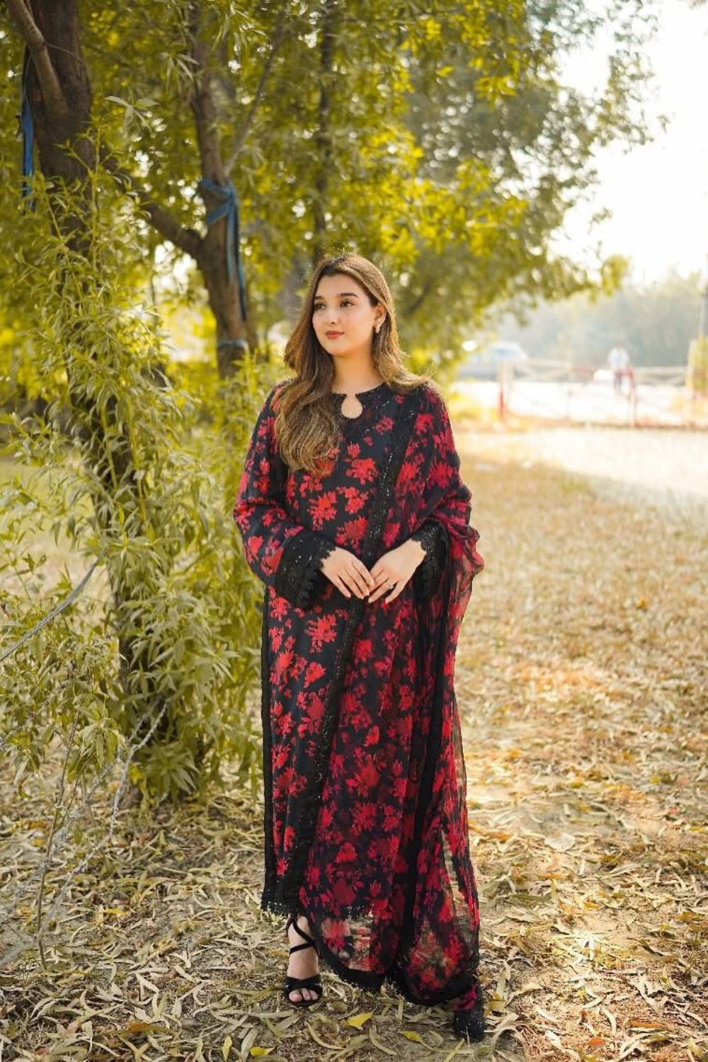 ANTW-01 Unstitched Luxury Lawn 3 Piece