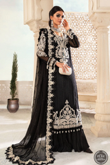 Unstitched Chiffon Embroidered 3 Piece Suit MBC-D04-22