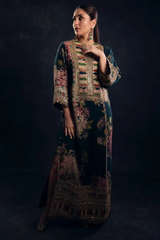 Sabyasachi Black Unstitched 3 Piece Luxury Lawn Collection