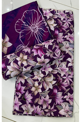 Floral Unstitched Casual Wear All Over 3 Piece Collection