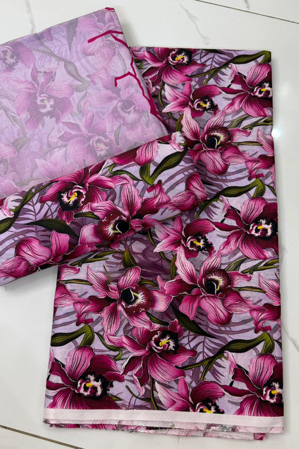 Floral Unstitched Casual Wear All Over 3 Piece Collection