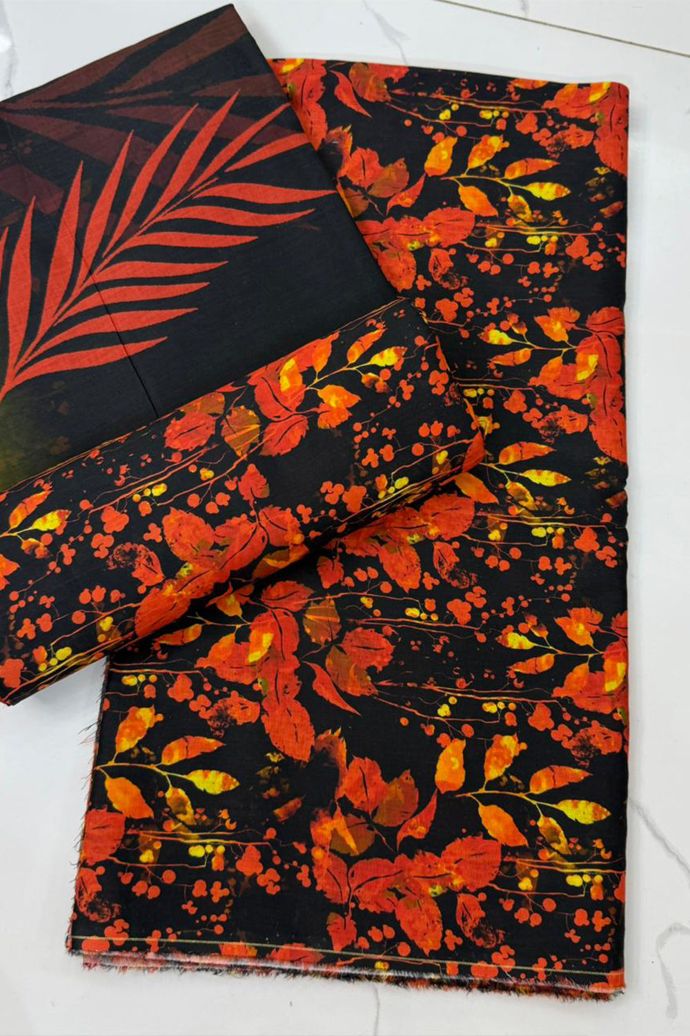 Floral Unstitched Casual Wear All Over 3 Piece Collection